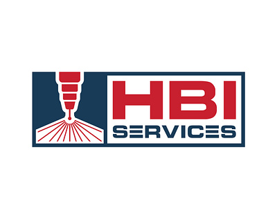 HBI Services logo branding design logo