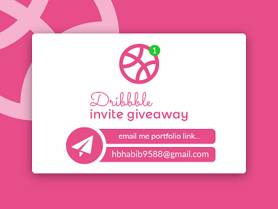 Dribbble Invitation.