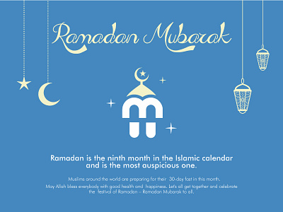 Ramadan Mubarak.