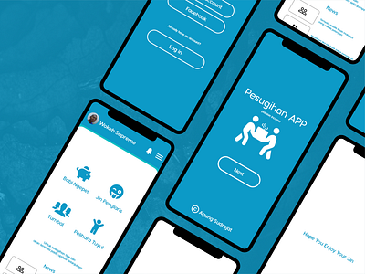 Pesugihan App Concept app branding design graphic design illustra illustration ui