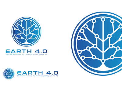 EARTH 4.0 branding design graphic design illustration logo typography vector