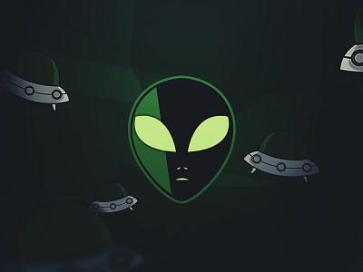 Alien mascote aliens branding design illustration logo mascot youtube