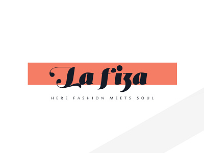 La Fiza branding clothing brand design logo logo alphabet minimal modern typography
