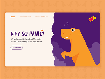 Why so Panic? | Random Shot art design illustration ui uxui vector web website