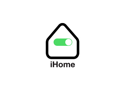 iHome | smart home logo clean design identity ihome illustration logo minimal new smart home