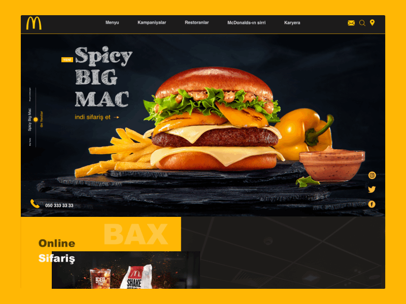 McDonalds website redesign