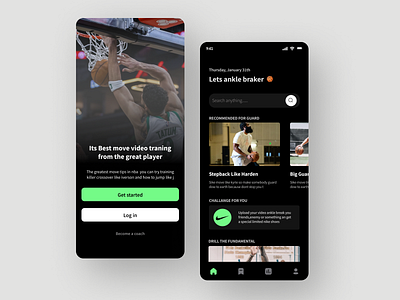 App Basketball skill Workout by Ferdiansyah on Dribbble