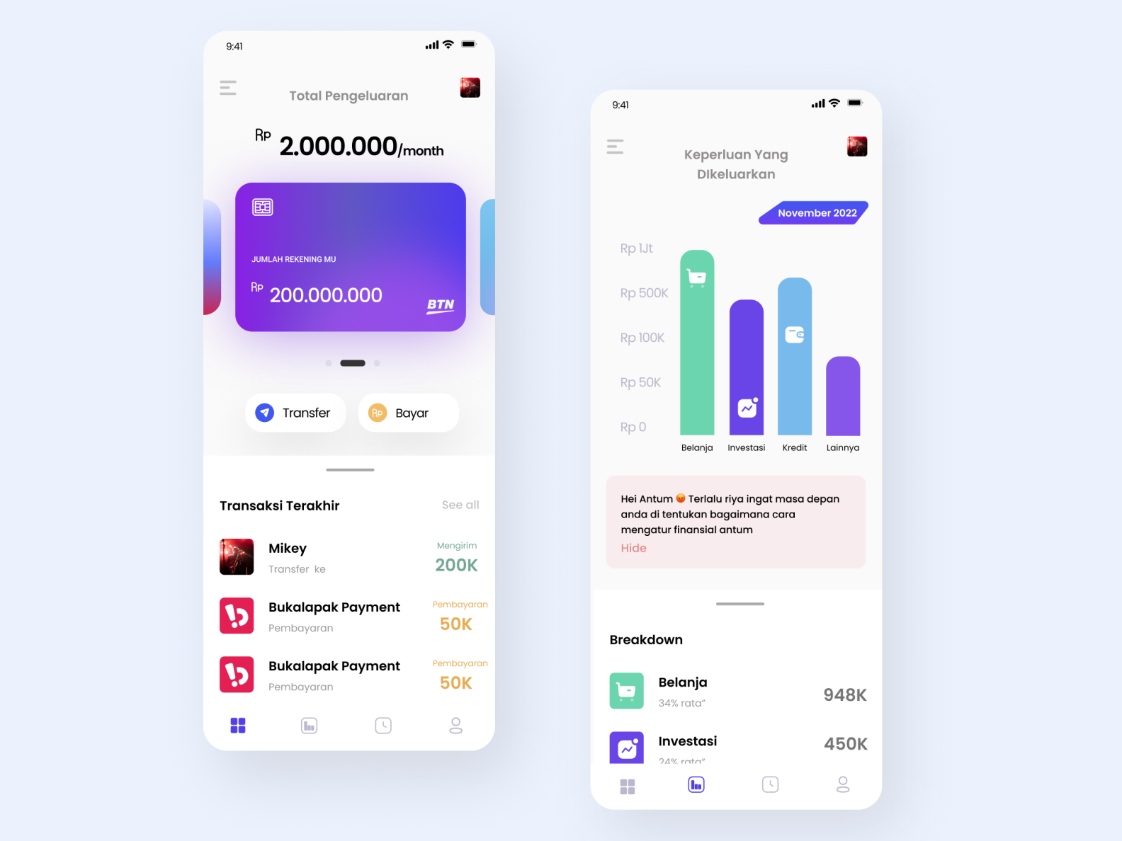 financial arrangements app concept by Ferdy® 🇮🇩 on Dribbble