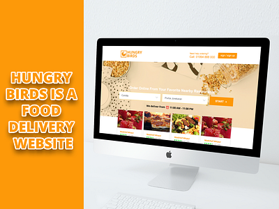 Food Delivery Website Template | Custom Template app art blue brand branding character clean design flat graphic design icon icons identity mobile type typography ui ux web website