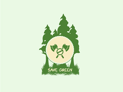 Save Green Logo | Custom Logo