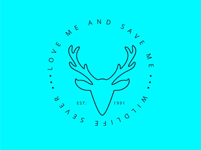 Save Deer Logo | Minimalist Logo ai brand custom logo design eye catching flat graphic icon icons identity illustration illustrator logo logo design minimal logo modern logo professional logo vector