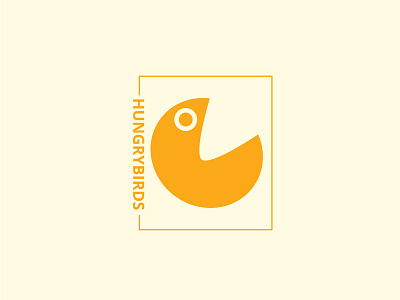 Hungry Birds Logo | Minimal Logo ai brand custom logo design eye catching flat graphic icon icons identity illustration illustrator logo logo design minimal logo modern logo professional logo vector