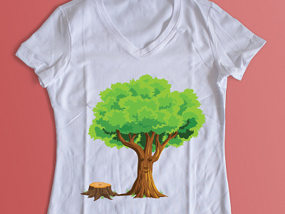 Save tree T-shirt | Custom t-shirt custom custom t shirt design illustration print on demand t shirt design trendy trendy t shirt vintage t shirt
