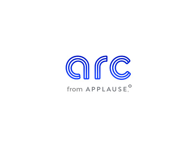 ARC logo applause arc blog branding identity logo sub brand