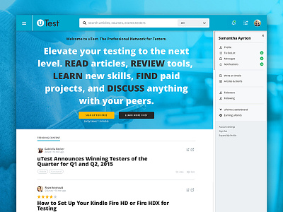 uTest - The Professional Network for Testers