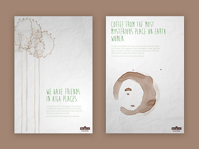 Peets Coffee ad print ad print design