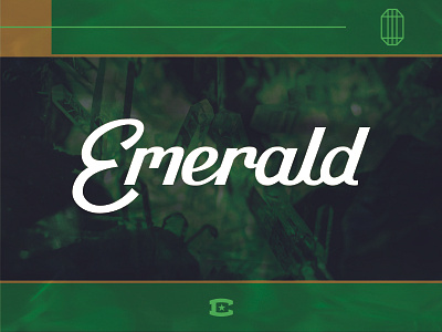 Emerald - Unused Concept custom typography hand lettering lettering script script logomarks script logos vectors wordmark logos wordmarks