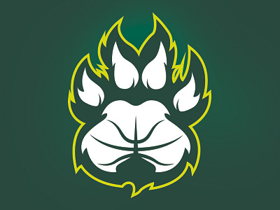 Bobcat Basketball Logo