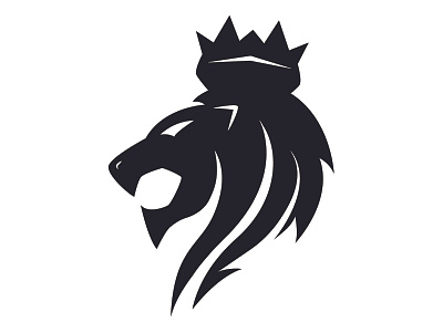 Lion Head crown illustration king lion logo logo design monarch soccer crest sports logo