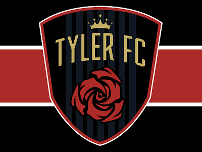 Tyler FC crests football crest logo design logos roses soccer soccer crest sports logos