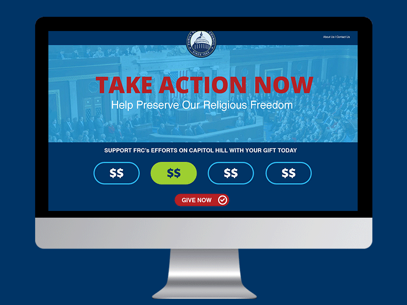 Family Research Council Donation Page