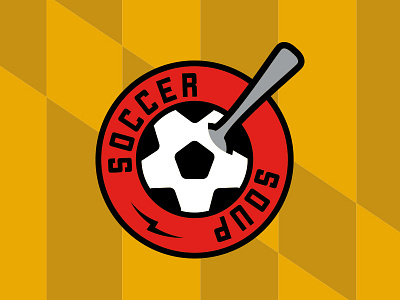 Soccer Soup Logo branding design identity logo design soccer badges soccer logo soccer logos sports logo design