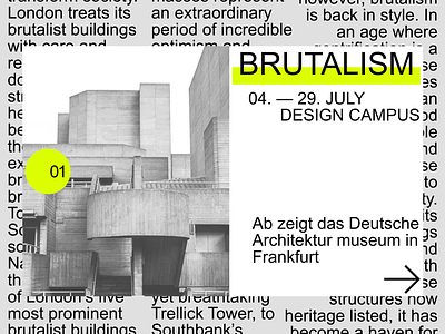 Brutalist Architecture Site Concept