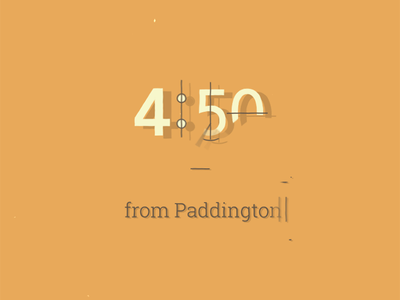 From Paddington after effects animation design flat motion motion graphic numbers sketch typo