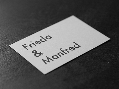 Frieda & Manfred