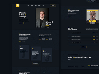 Bhrambrabland - UI Landing Page Design figma protitype ui uxui web design