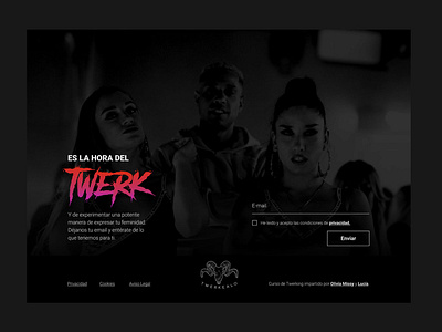 Twerk - UI Squeeze page proposal