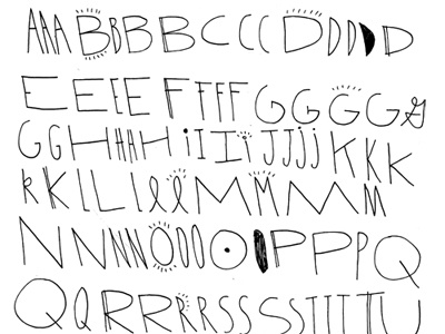 clip and tip alphabet i made a while back