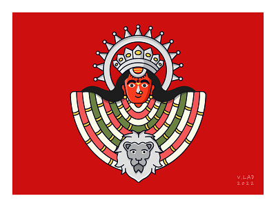 Shri Mumbadevi | Navratri | Mumbai adobe illustrator art danidya design devi digital art festival garba goddess graphic design illustration india mumbadevi mumbai navratri vector