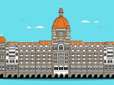 Taj Mahal Palace Hotel . Mumbai. adobe illustrator adobe photoshop art design digital art flat graphic design illustration vector
