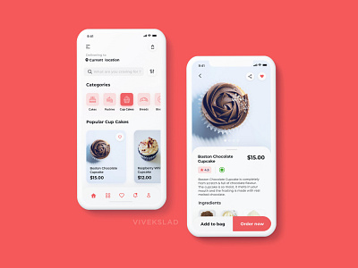 Cake App UI Design