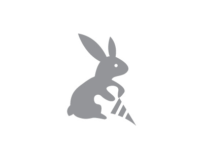 Rabbitcarrot clean cute minimal negative space simple
