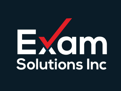 Exam Solutions logo clean clever corporate logo design professional simple