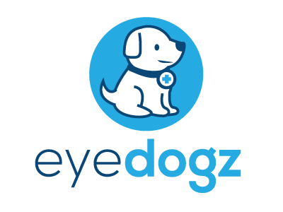 Eyedogz logo clean cute professional puppy simple
