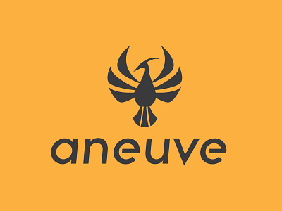 Aneuve logo clean flat logo design simple
