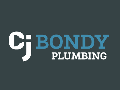 Cj plumbing clean clever flat logo logo design negative space plumber logo plumbing simple