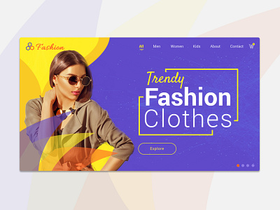 Fashion Website Design 2d art branding design illustration logo ui ui ux ux vector website websites