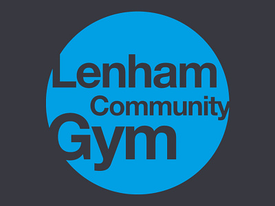 Lenham Community Gym / Logo Design branding design flat icon logo vector