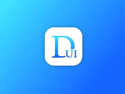 Day 5 : App Icon blue daily icon practice ui
