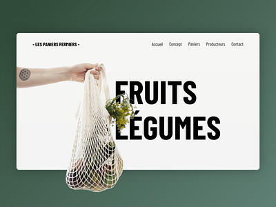 LES PANIERS FERMIERS css html interface userinterface webdesign webdevelopment