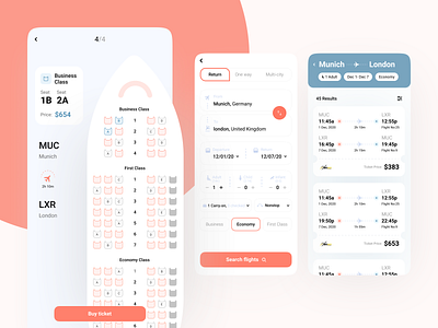 Flight App UI