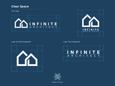 Infinite Logo Clear space architecture branding design graphic design inspiration logo logo design logo vector modern typography