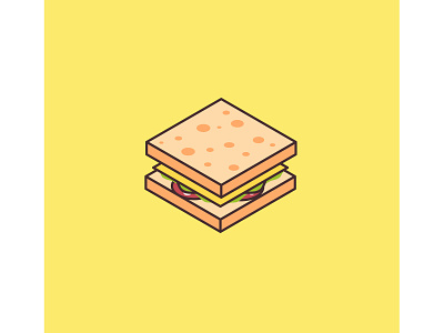 Sandwich Post debut design flat graphic design icon illustration inspiration logo vector