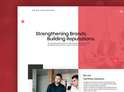 Peak Branding agency branding corporate design digital marketing nepal ui ux web website