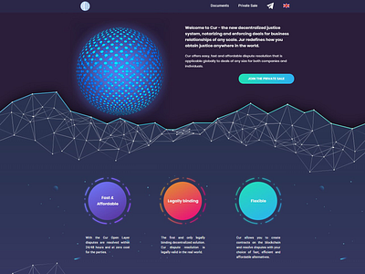 Landing page concept