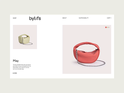 Bylifs store animation product service startup ui ux web website